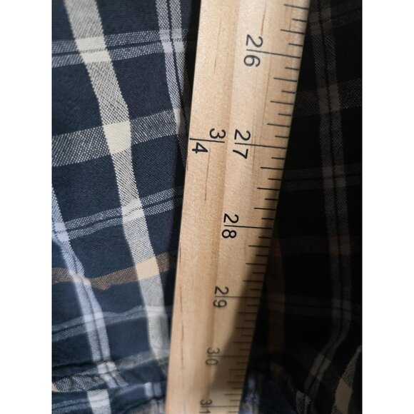 Carhartt Shirt Mens 2XL Black Orange Plaid Relaxed Fit Long Sleeve Workwear - Picture 5 of 8